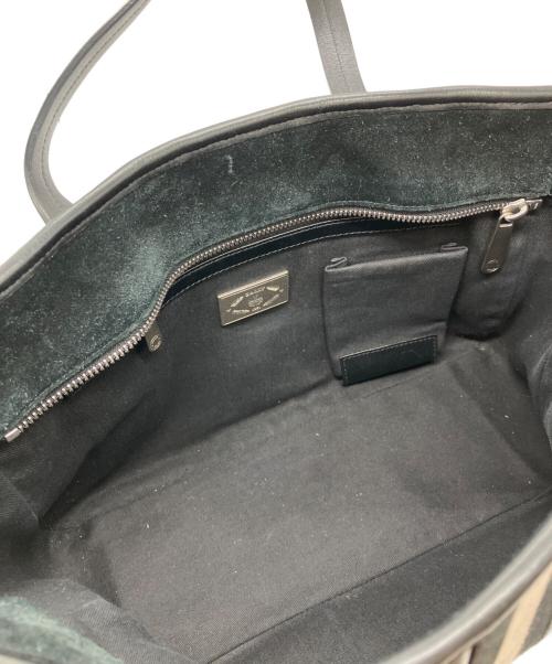 BALLY（バリー）BALLY (バリー) トレインスポッティングスエードハンドバッグ ブラックの古着・服飾アイテム