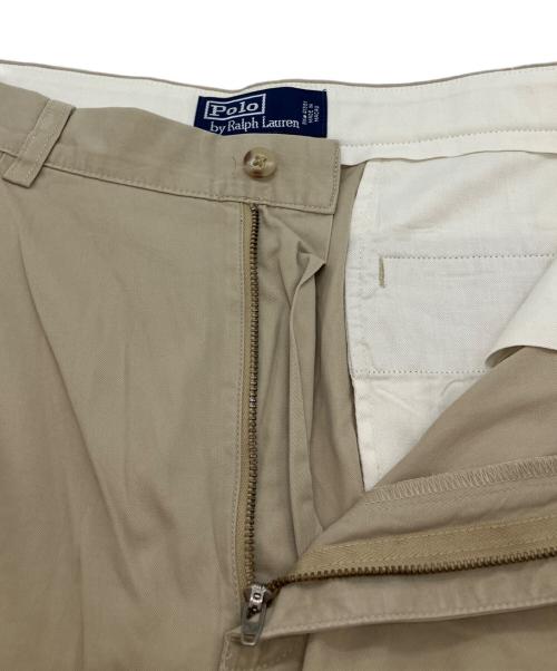POLO RALPH LAUREN（ポロ・ラルフローレン）POLO RALPH LAUREN (ポロ・ラルフローレン) 2タックチノパン ベージュ サイズ:W32×L30の古着・服飾アイテム