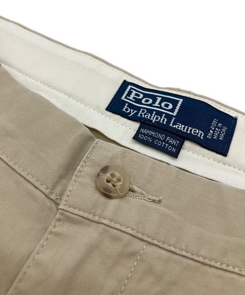 POLO RALPH LAUREN（ポロ・ラルフローレン）POLO RALPH LAUREN (ポロ・ラルフローレン) 2タックチノパン ベージュ サイズ:W32×L30の古着・服飾アイテム
