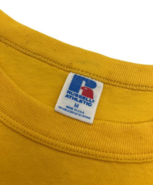 RUSSELL ATHLETIC（ラッセルアスレチック）RUSSELL ATHLETIC (ラッセルアスレチック) ヴィンテージTシャツ イエロー サイズ:Mの古着・服飾アイテム