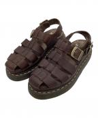 Dr.Martensドクターマーチン）の古着「WRENLIE　フィッシャーマンサンダル」｜ブラウン