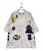 ISSEY MIYAKEイッセイミヤケ）の古着「limited mulch print T-shirt」｜ホワイト