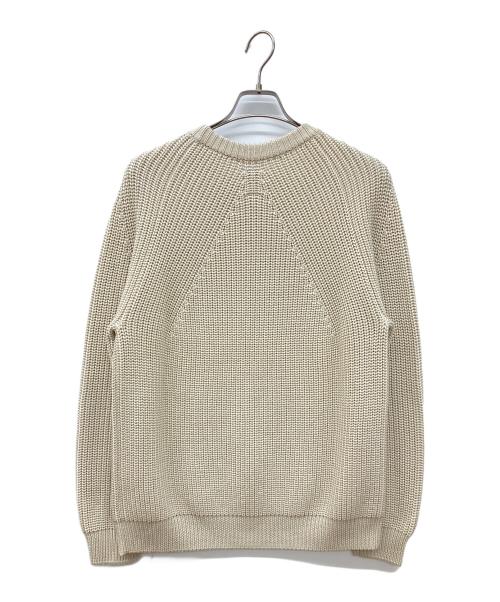 BATONER（バトナ―）BATONER (バトナ―) シグネチャークルーネックニット アイボリー サイズ:2の古着・服飾アイテム