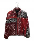 glambグラム）の古着「Big Paisley Blouson ビッグペイズリーブルゾン」｜パープル