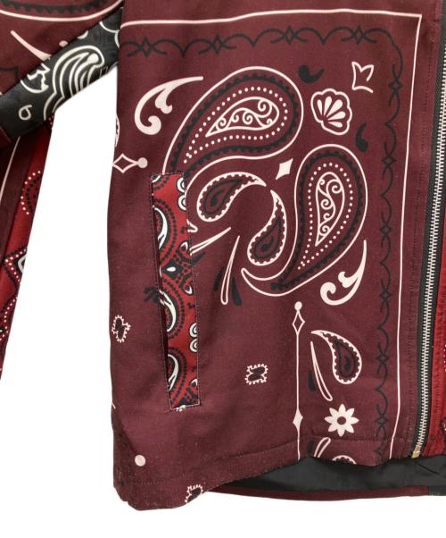 glamb（グラム）glamb (グラム) Big Paisley Blouson ビッグペイズリーブルゾン パープル サイズ:Ｓの古着・服飾アイテム