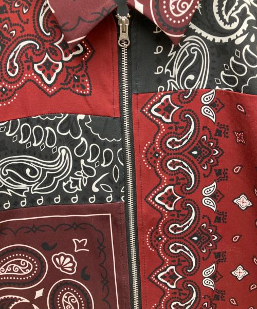 glamb（グラム）glamb (グラム) Big Paisley Blouson ビッグペイズリーブルゾン パープル サイズ:Ｓの古着・服飾アイテム