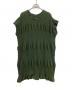 me ISSEY MIYAKE（ミーイッセイ ミヤケ）の古着「ノースリーブワンピース」｜グリーン