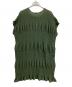 me ISSEY MIYAKE (ミーイッセイ ミヤケ) ノースリーブワンピース グリーン サイズ:記載なし：9000円