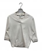 KENZOケンゾー）の古着「カットオフフリンジブラウジングカットソー」｜ホワイト