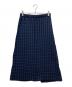 me ISSEY MIYAKE（ミーイッセイ ミヤケ）の古着「ウールライクプリーツスカート」｜ネイビー