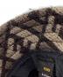 中古・古着 FENDI (フェンディ) シャギーウールバケットハット ブラウン：10000円