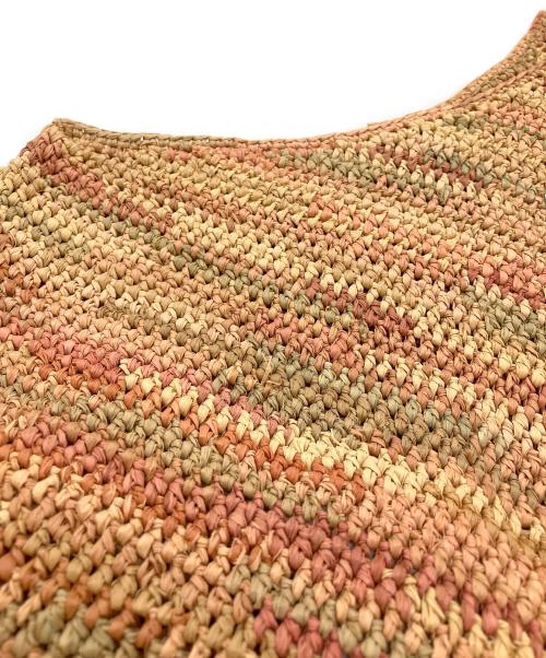 HELEN KAMINSKI（ヘレンカミンスキー）HELEN KAMINSKI (ヘレンカミンスキー) ラフィアワンショルダーバッグ　 ナチュラルの古着・服飾アイテム