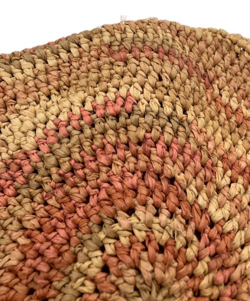 HELEN KAMINSKI（ヘレンカミンスキー）HELEN KAMINSKI (ヘレンカミンスキー) ラフィアワンショルダーバッグ　 ナチュラルの古着・服飾アイテム