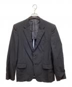 COMME des GARCONS HOMMEコムデギャルソン オム）の古着「ウールギャバジンテーラードジャケット」｜ブラック