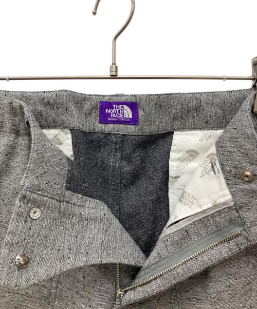 THE NORTHFACE PURPLELABEL（ザ・ノースフェイス パープルレーベル）THE NORTHFACE PURPLELABEL (ザ・ノースフェイス パープルレーベル) AZZ NEP MOUNTAIN PANTS WITH BELT グレー サイズ:32の古着・服飾アイテム