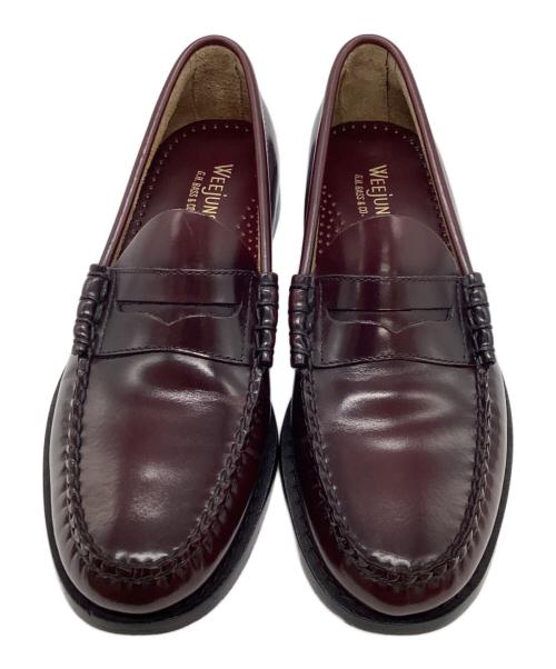 G.H.BASS&CO.（ジー・エイチ・バス・コー）G.H.BASS&CO. (ジー・エイチ・バス・コー) WEEJUNS/ウィージャンズ LARSON コインローファー バーガンディー サイズ:6 1/2の古着・服飾アイテム