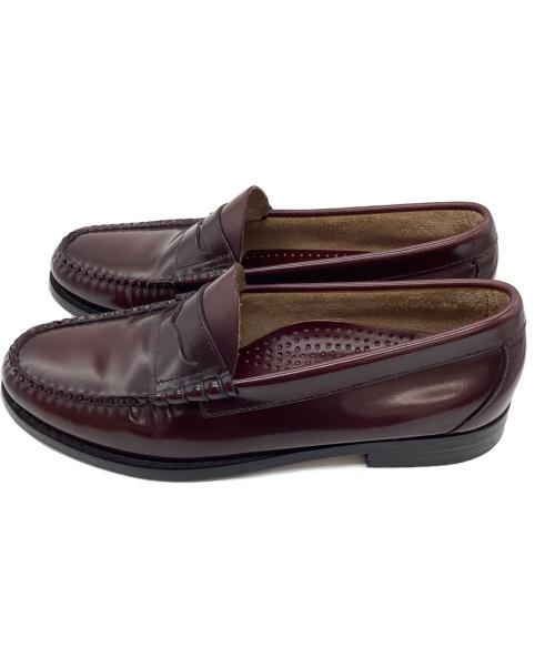 G.H.BASS&CO.（ジー・エイチ・バス・コー）G.H.BASS&CO. (ジー・エイチ・バス・コー) WEEJUNS/ウィージャンズ LARSON コインローファー バーガンディー サイズ:6 1/2の古着・服飾アイテム