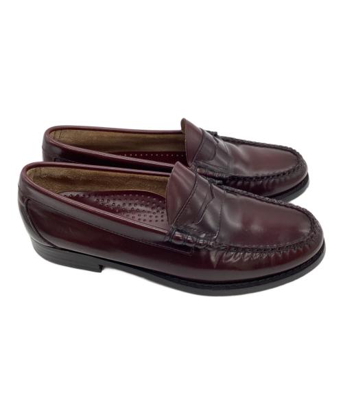 G.H.BASS&CO.（ジー・エイチ・バス・コー）G.H.BASS&CO. (ジー・エイチ・バス・コー) WEEJUNS/ウィージャンズ LARSON コインローファー バーガンディー サイズ:6 1/2の古着・服飾アイテム