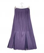 PLEATS PLEASEプリーツプリーズ）の古着「プリーツスカート」｜パープル