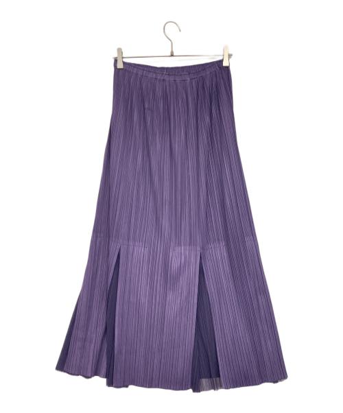 PLEATS PLEASE（プリーツプリーズ）PLEATS PLEASE (プリーツプリーズ) プリーツスカート パープル サイズ:5の古着・服飾アイテム