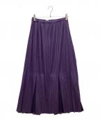 PLEATS PLEASEプリーツプリーズ）の古着「プリーツスカート」｜パープル