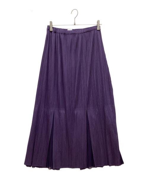 PLEATS PLEASE（プリーツプリーズ）PLEATS PLEASE (プリーツプリーズ) プリーツスカート パープル サイズ:5の古着・服飾アイテム