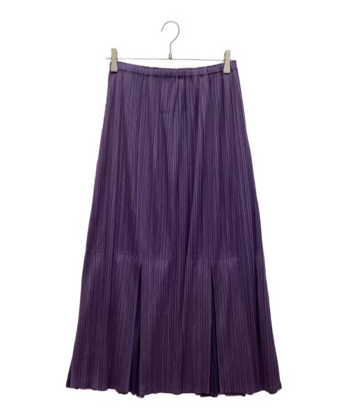 PLEATS PLEASE（プリーツプリーズ）PLEATS PLEASE (プリーツプリーズ) プリーツスカート パープル サイズ:5の古着・服飾アイテム