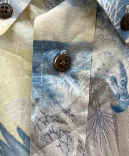 Sun Surf（サンサーフ）Sun Surf (サンサーフ) 総柄BDシャツ イエロー サイズ:Mの古着・服飾アイテム