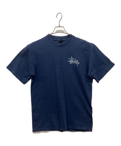 stussy（ステューシー）stussy (ステューシー) ベーシックロゴTシャツ ネイビー サイズ:Mの古着・服飾アイテム