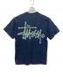 stussy (ステューシー) ベーシックロゴTシャツ ネイビー サイズ:M：8000円