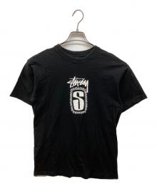 stussy（ステューシー）の古着「90's~00's center logo Tシャツ」｜ブラック