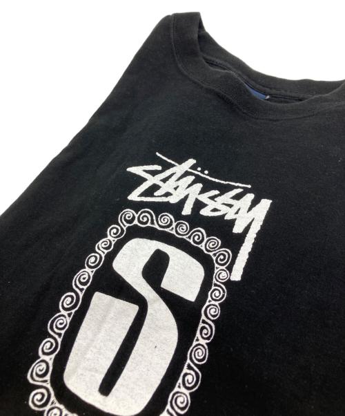 stussy（ステューシー）stussy (ステューシー) 90's~00's center logo Tシャツ ブラック サイズ:Mの古着・服飾アイテム
