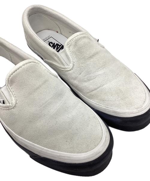 VANS（ヴァンズ）VANS (バンズ) WTAPS (ダブルタップス) OG CLASSIC SLIPON オージークラシックスリッポン ローカットスニーカー ホワイト サイズ:8.5の古着・服飾アイテム