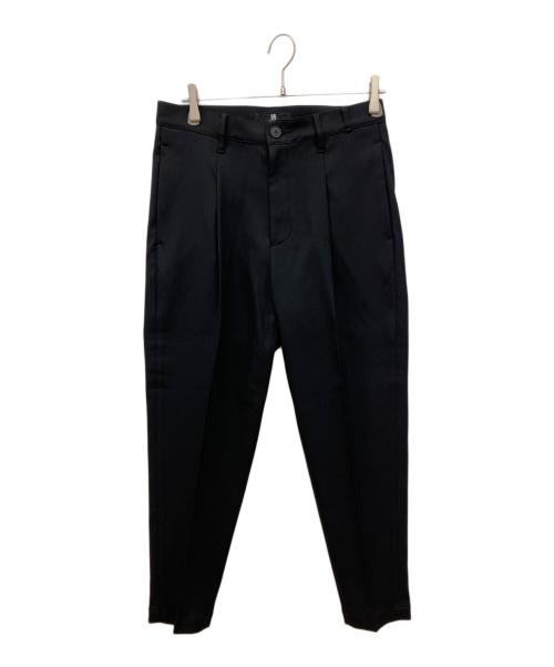 CAMBIO（カンビオ）CAMBIO (カンビオ) テーパードライン裾シングルトラウザー ブラック サイズ:Mの古着・服飾アイテム