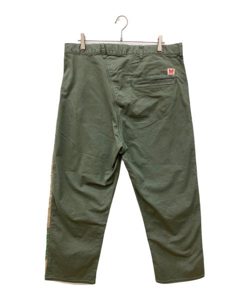FITH（フィス）FITH (フィス) Deformed Duck Cloth Pants　ダッククロスパンツ カーキ サイズ:２の古着・服飾アイテム