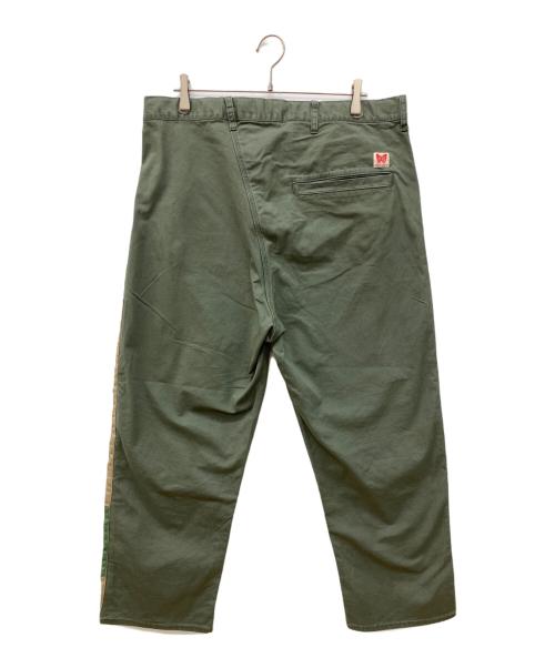 FITH（フィス）FITH (フィス) Deformed Duck Cloth Pants　ダッククロスパンツ カーキ サイズ:2の古着・服飾アイテム