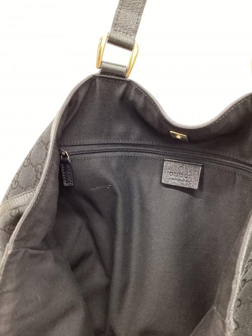 GUCCI（グッチ）GUCCI (グッチ) GGキャンバストートバッグ ブラック サイズ:下記参照の古着・服飾アイテム