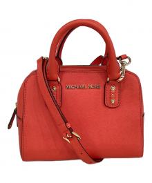 MICHAEL KORS（マイケル・コース）の古着「レザー2WAYバッグ」｜レッド
