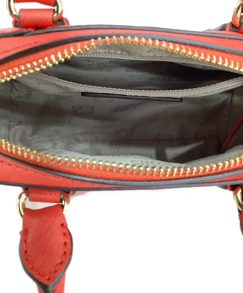 MICHAEL KORS（マイケル・コース）MICHAEL KORS (マイケル・コース) レザー2WAYバッグ レッドの古着・服飾アイテム