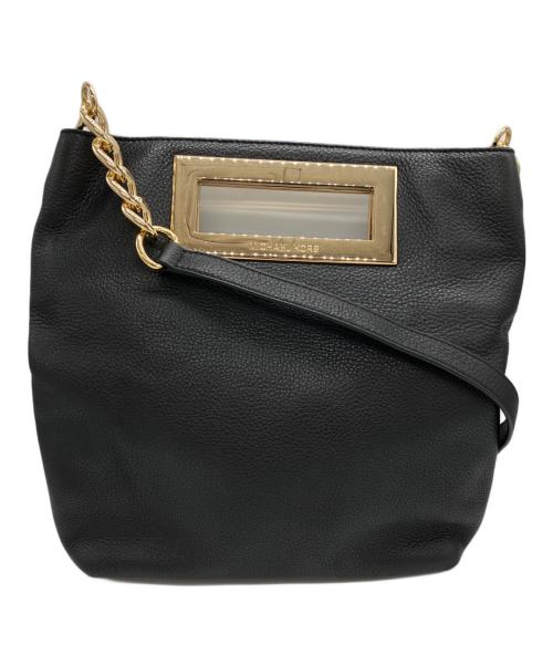 MICHAEL KORS（マイケル・コース）MICHAEL KORS (マイケル・コース) クラッチ2WAYバッグ　ショルダーバッグ ブラックの古着・服飾アイテム