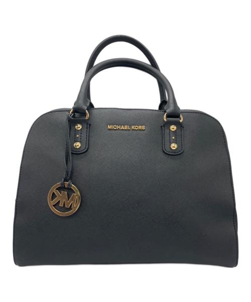 MICHAEL KORS（マイケル・コース）MICHAEL KORS (マイケル・コース) ボストン2WAYバッグ ブラックの古着・服飾アイテム