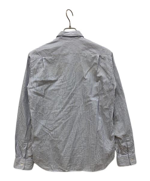 COMME des GARCONS HOMME（コムデギャルソン オム）COMME des GARCONS HOMME (コムデギャルソン オム) 縮絨ラインシャツ ブルー サイズ:Ｍの古着・服飾アイテム