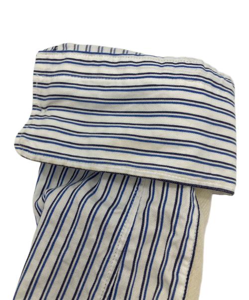 COMME des GARCONS HOMME（コムデギャルソン オム）COMME des GARCONS HOMME (コムデギャルソン オム) 縮絨ラインシャツ ブルー サイズ:Ｍの古着・服飾アイテム