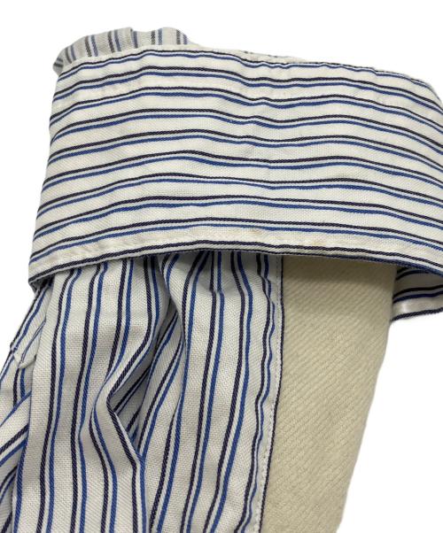 COMME des GARCONS HOMME（コムデギャルソン オム）COMME des GARCONS HOMME (コムデギャルソン オム) 縮絨ラインシャツ ブルー サイズ:Ｍの古着・服飾アイテム