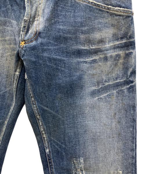 DOLCE & GABBANA（ドルチェ＆ガッバーナ）DOLCE & GABBANA (ドルチェ＆ガッバーナ) ダメージデニムパンツ インディゴ サイズ:48の古着・服飾アイテム