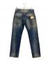 DOLCE & GABBANA (ドルチェ＆ガッバーナ) ダメージデニムパンツ インディゴ サイズ:48：6000円