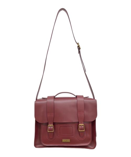 Dr.Martens（ドクターマーチン）Dr.Martens (ドクターマーチン) 15インチサッチェルショルダーバッグ ボルドーの古着・服飾アイテム