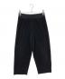 HOMME PLISSE ISSEY MIYAKE（オム プリッセ イッセイ ミヤケ）の古着「プリーツクロップドパンツ」｜ブラック