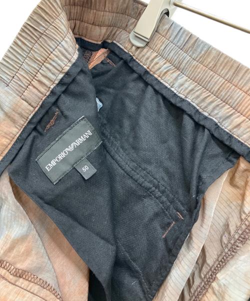 EMPORIO ARMANI（エンポリオ アルマーニ）EMPORIO ARMANI (エンポリオアルマーニ) ナイロンカーゴパンツ ブラウン サイズ:50の古着・服飾アイテム