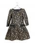 M'S GRACY（エムズグレイシー）の古着「フラワージャガードワンピース」｜ブラック